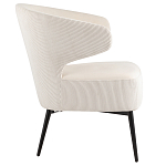 Современное мягкое кресло на металлических ножках Rakush Milk варинант исполнения - 5 | Loft Concept в Брянске