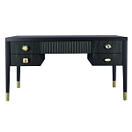 Письменный стол с 4-мя ящиками Elsa Dreams Black  варинант исполнения - 5 | Loft Concept в Брянске