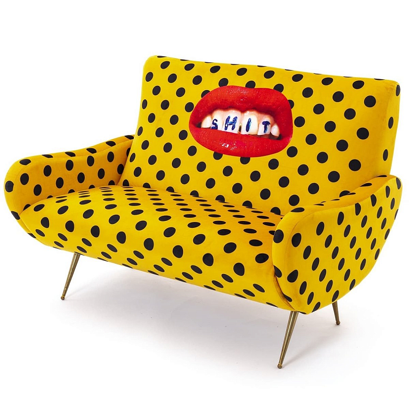 Диван Seletti Sofa Two Seater Shit Желтый Диван Seletti Sofa Two Seater Shit Желтый в Брянске | Loft Concept