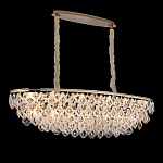 Люстра овальная с каскадом из подвесных прозрачных элементов Attractiveness варинант исполнения - 1 | Loft Concept в Брянске