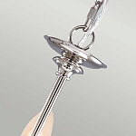 Люстра цвета никель с прозрачными стеклянными подвесками в форме капель Elstead Lighting варинант исполнения - 9 | Loft Concept в Брянске