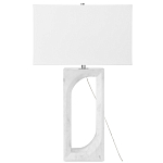 Настольная лампа на прямоугольном корпусе с тканевым абажуром One Piece Support варинант исполнения - 4 | Loft Concept в Брянске