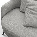 Мебельная ткань Шенилл серый цвет 138 см T4-29 варинант исполнения - 4 | Loft Concept в Брянске