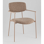 Стул Doe с подклокотниками коричневый варинант исполнения - 1 | Loft Concept в Брянске