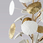 Торшер в виде белых и золотых цветов Bouquet of Light варинант исполнения - 3 | Loft Concept в Брянске