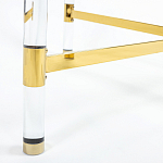 Кофейный столик со столешницей из стекла Crossy варинант исполнения - 4 | Loft Concept в Брянске