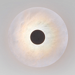 Бра светодиодный с мраморным рассеивателем черный  варинант исполнения - 1 | Loft Concept в Брянске