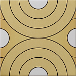 Дизайнерская плитка с узором Диски варинант исполнения - 2 | Loft Concept в Брянске