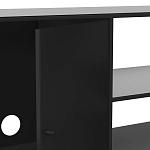 ТВ-тумба из металла с 2-мя дверцами и полками Damian Metal TV Stand варинант исполнения - 4 | Loft Concept в Брянске