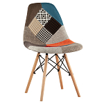 Стул с обивкой в технике пэчворк DSW варинант исполнения - 1 | Loft Concept в Брянске