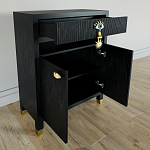 Комод Elsa Dreams Black Двухстворчатый  варинант исполнения - 2 | Loft Concept в Брянске