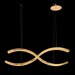 Люстра волнистой формы с фактурным хрустальным плафоном Light Delight варинант исполнения - 2 | Loft Concept в Брянске