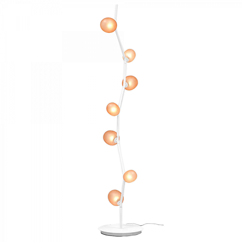 Торшер Conol Floor lamp Белый Янтарь (Amber) Торшер Conol Floor lamp Белый Янтарь (Amber) в Брянске | Loft Concept
