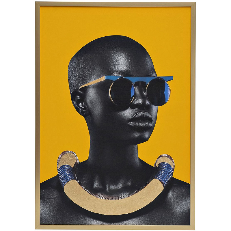 Холст African fashion Оранжевый Черный Холст African fashion Оранжевый Черный в Брянске | Loft Concept