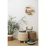 Корзина для хранения с ручками Interlacement Green варинант исполнения - 6 | Loft Concept в Брянске