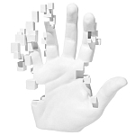 Декоративная статуэтка в виде руки Disintegrating Fragments Hand Statuette варинант исполнения - 1 | Loft Concept в Брянске