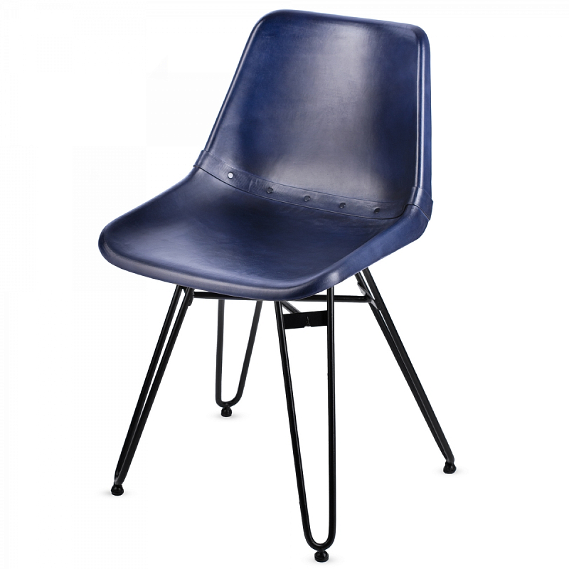 Стул Leather Schoolhouse Chair Коричневый винтаж Черный Стул Leather Schoolhouse Chair Коричневый винтаж Черный в Брянске | Loft Concept