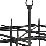 Люстра черная квадратной остроконечной формы Black Square варинант исполнения - 1 | Loft Concept в Брянске