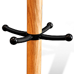 Вешалка с круглым основанием и черными металлическими крючками Industrial Metal Rust варинант исполнения - 2 | Loft Concept в Брянске