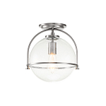 Потолочный светильник с прозрачным стеклянным шаром с эффектом пузырьков Hinkley варинант исполнения - 7 | Loft Concept в Брянске