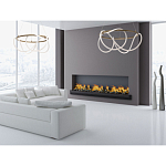 Люстра подвесная круглая золотого цвета с белыми изогнутыми световыми линиями Luke Lampco Tracer Lamp варинант исполнения - 12 | Loft Concept в Брянске