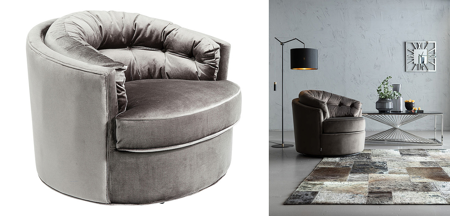 Кресло вращающееся Gray Delilah Кресло вращающееся Gray Delilah - Loft-Concept в Брянске