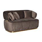 Диван двухместный коричневый Clarisse варинант исполнения - 1 | Loft Concept в Брянске