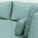 Мебельная ткань Шенилл бирюзовый цвет 142 см T4-61 варинант исполнения - 8 | Loft Concept в Брянске