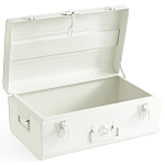 Металлический сундук Metal Chest White варинант исполнения - 2 | Loft Concept в Брянске