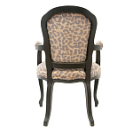 Полукресло с мягкой обивкой из льна на 4-х ножках из массива березы Gladys Armchair варинант исполнения - 2 | Loft Concept в Брянске