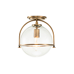 Потолочный светильник с прозрачным стеклянным шаром с эффектом пузырьков Hinkley варинант исполнения - 13 | Loft Concept в Брянске