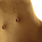 Кресло велюровое золотистого цвета Diaspro Gold  Armchair варинант исполнения - 4 | Loft Concept в Брянске