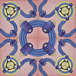 Плитка дизайнерская с узором Дива варинант исполнения - 1 | Loft Concept в Брянске