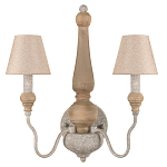 Бра с двумя конусовидными тканевыми абажурами Neighborhood варинант исполнения - 1 | Loft Concept в Брянске