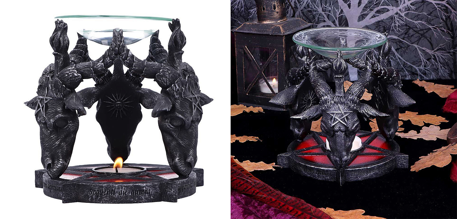 Подсвечник с чашей Baphomet Head Подсвечник с чашей Baphomet Head - Loft-Concept в Брянске
