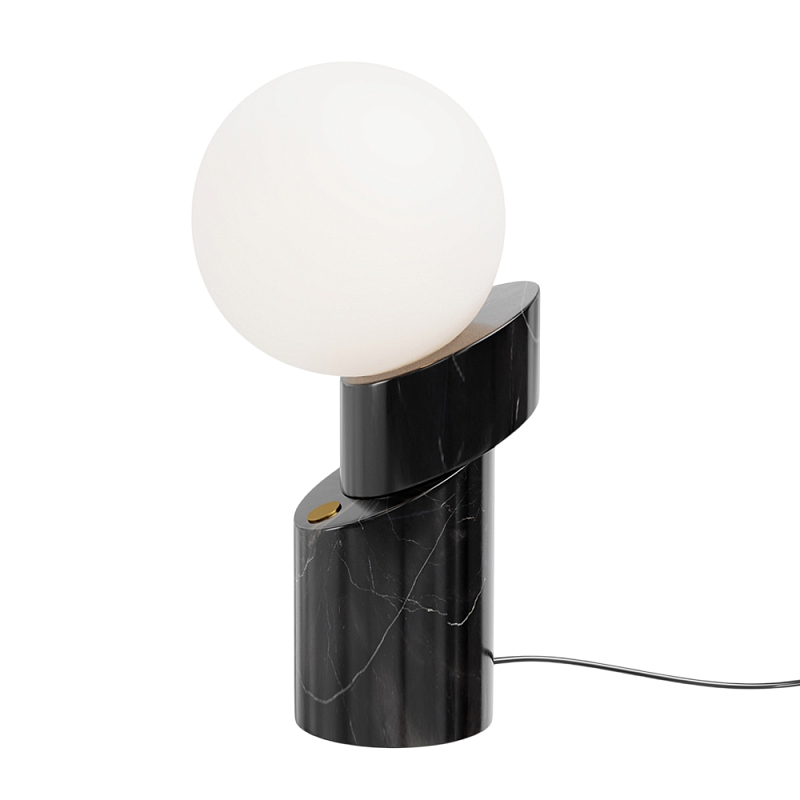 Настольный светильник Divario 3000К 3Вт Черный Белый в Брянске | Loft Concept 