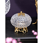 Конфетница из прозрачного рельефного стекла Eden Garden варинант исполнения - 10 | Loft Concept в Брянске