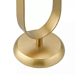 Столик приставной с овальным золотым основанием Oval Gold Base варинант исполнения - 3 | Loft Concept в Брянске