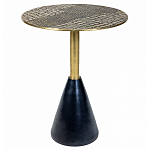 Кофейный столик с металлической столешницей Amphibian варинант исполнения - 1 | Loft Concept в Брянске