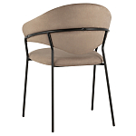 Коричневый стул с обивкой из искусственной замши Alexis варинант исполнения - 5 | Loft Concept в Брянске