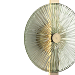 Бра с круглым стеклянным плафоном Gingham варинант исполнения - 9 | Loft Concept в Брянске