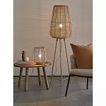 Торшер с плетеным металлическим плафоном Wicker Iron Lamp варинант исполнения - 4 | Loft Concept в Брянске