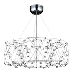 Люстра с тонкой металлической конструкцией цвета хром Quasar варинант исполнения - 1 | Loft Concept в Брянске