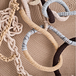 Круглое Дизайнерское Панно Дюна Round Panel Dune варинант исполнения - 5 | Loft Concept в Брянске