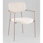 Стул Doe с подклокотниками молочный варинант исполнения - 1 | Loft Concept в Брянске