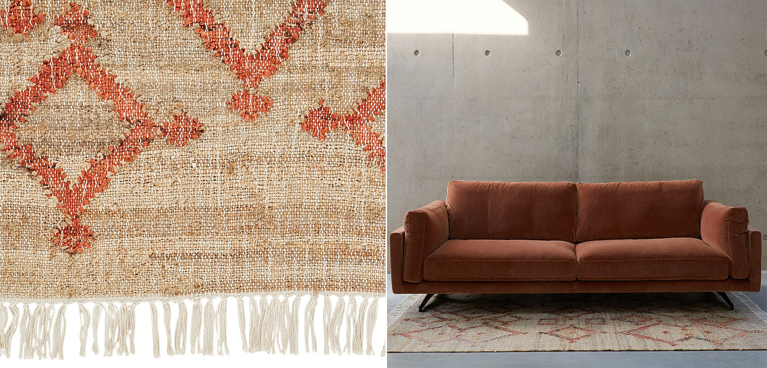 Ковер Ornament Carpet джут и хлопок Ковер Ornament Carpet джут и хлопок - Loft-Concept в Брянске
