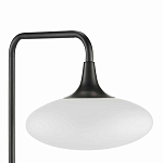 Торшер с белым стеклянным плафоном в форме эллипса Kernel варинант исполнения - 2 | Loft Concept в Брянске