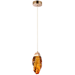 Подвесной светильник Soar Hanging Lamp Brass Amber Янтарный варинант исполнения - 2 | Loft Concept в Брянске