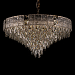 Люстра с каскадом из прозрачного хрусталя Constant Sparks варинант исполнения - 11 | Loft Concept в Брянске