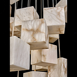 Люстра подвесная с квадратными плафонами из натурального камня Glowing Spheres варинант исполнения - 4 | Loft Concept в Брянске